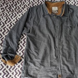Buck Camp Men's XL gray long sleeve shirt